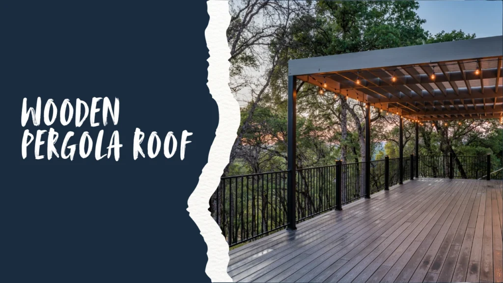 Wooden Slat Pergola Roof