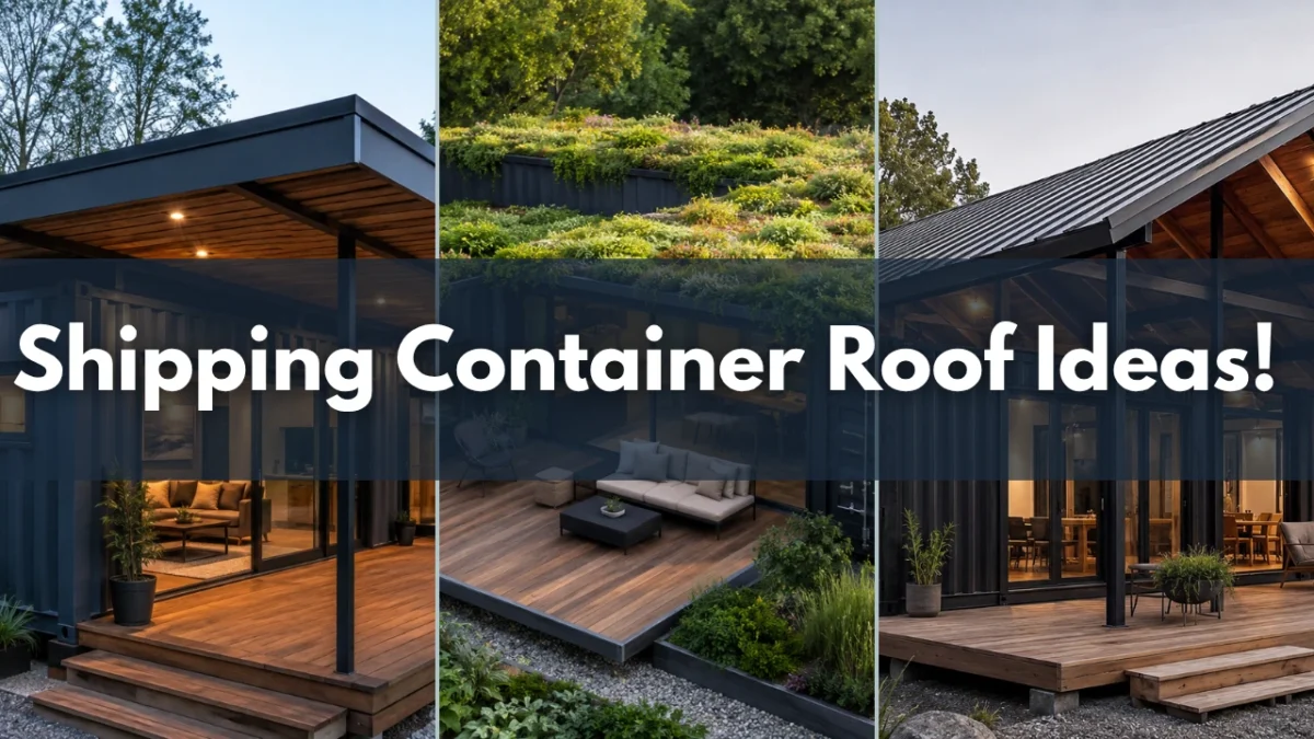 Shipping Container Roof Ideas